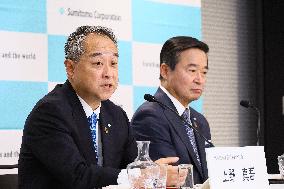Sumitomo Corporation President Change Press Conference